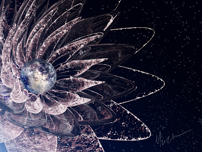 The Beginning of Space and Time 3d 3dart 3dartist c4dart chicago3d cinematic digitalart ethereal motion design photoshop art
