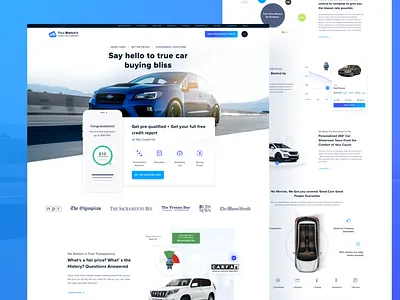 Car Dealer Refresh car car dealer car dealer website car dealership car dealership website car landing page car web design car website clean landing page rebrand rebranded website ui webdesign website design