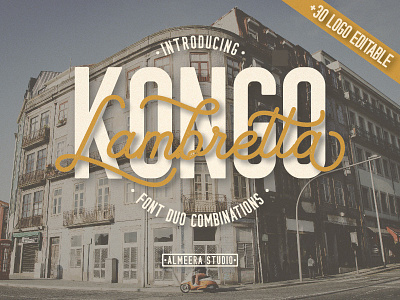 Lambretta Kongo Duo Font design font font design fonts free font free fonts free typeface freebie freebies typeface typography