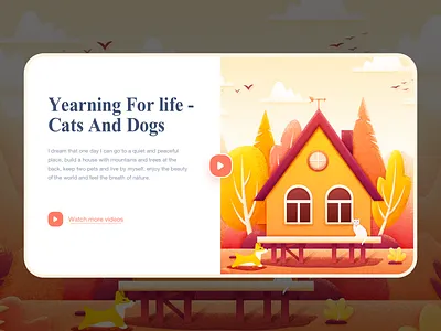 House illustrations-2 design ui ux web