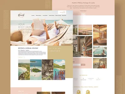 Luxury Travel Website concept mockup ui userinterface ux web design template web template webdesign website website concept website design website mockup