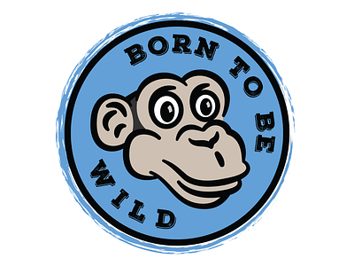 Chimps - Born to Be Wild animal ape chimp chimpanzee tshirt