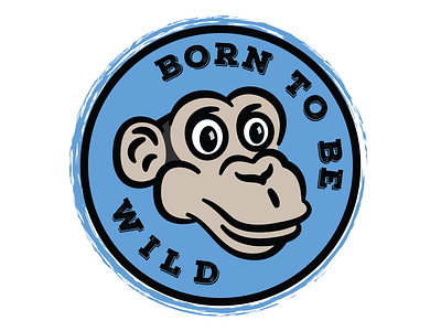 Chimps - Born to Be Wild animal ape chimp chimpanzee tshirt