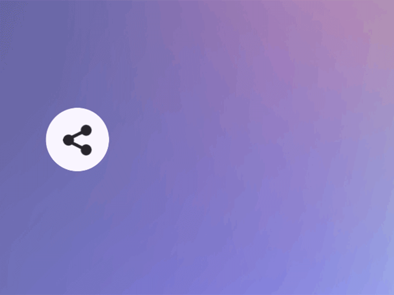 Social share animated animation app design flat gif icon minimal ui ux vector web website