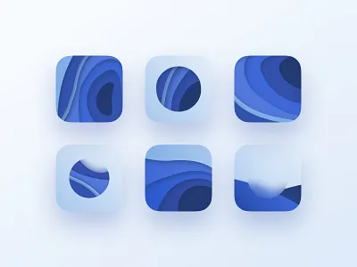 Daily UI 005 – Meditation app icon app logo clean ui daily ui daily ui 005 dailyui figma meditation mindfulness minimal minimalism simple yoga