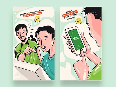 insta story 1 branding design digital flat flat design graphic icon icon design illustration painting ui vector web website