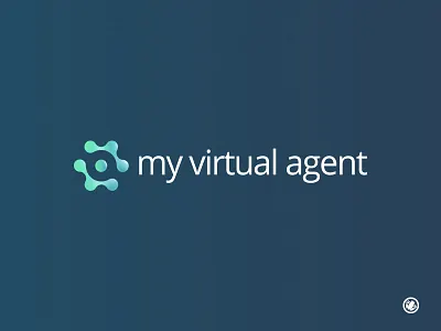 My Virtual Agent artificial intelligence brand brand mark branding creative design icon identity illustration illustrator logo logo design logodesigner logomark logomarks marketing molecule sales tool vector virtual assistant