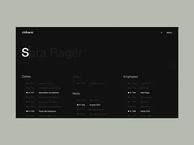 Chibano Search banner branding catalog clean concept design grid interface lending minimal redesign shop typography ui ux web website