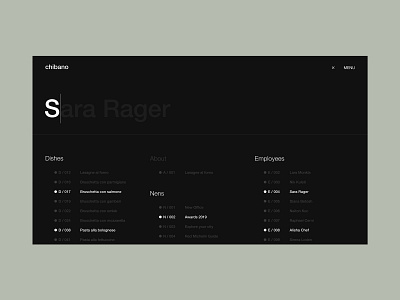 Chibano Search banner branding catalog clean concept design grid interface lending minimal redesign shop typography ui ux web website
