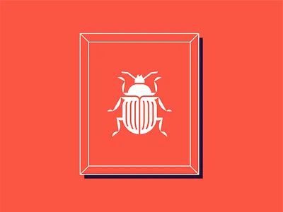 Leptinotarsa decemlineata beetle collection colorado beetle illustration lines mustache picture