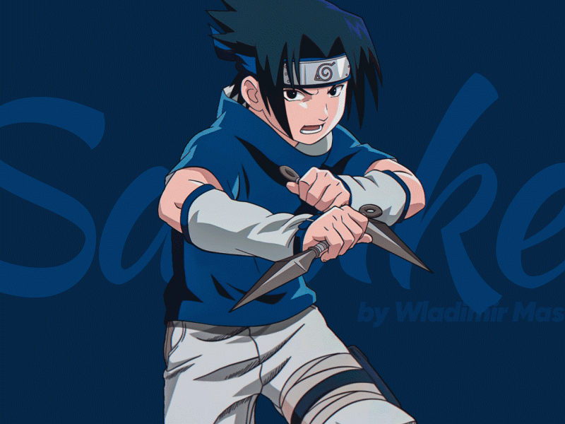 Sasuke for Naruto Online Gaming animation 2d dragonbones gaming illustration naruto online sasuke