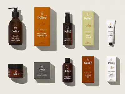 Cosmetic Package Mockups brand branding design graphic logo mockup template