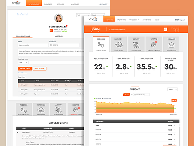 Health Monitor Web design ui ux web