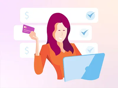 Online Transactions app design credit card checkout graphic designer illustration online payment payment gateway payment method product design transactions ui ui ux ui design vector webdesigner