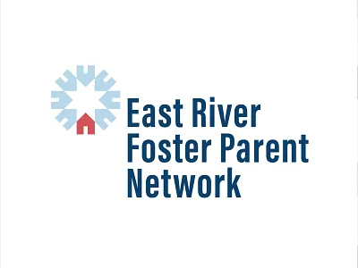 Foster Network brand brand identity children family foster home house icon kids logo network parents south dakota