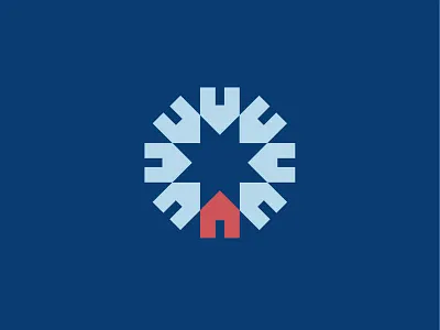 Foster 2 brand children foster home house icon identity kids logo network parent star