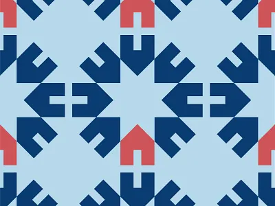 Foster 3 brand children family foster home house icon identity kids logo network parent pattern