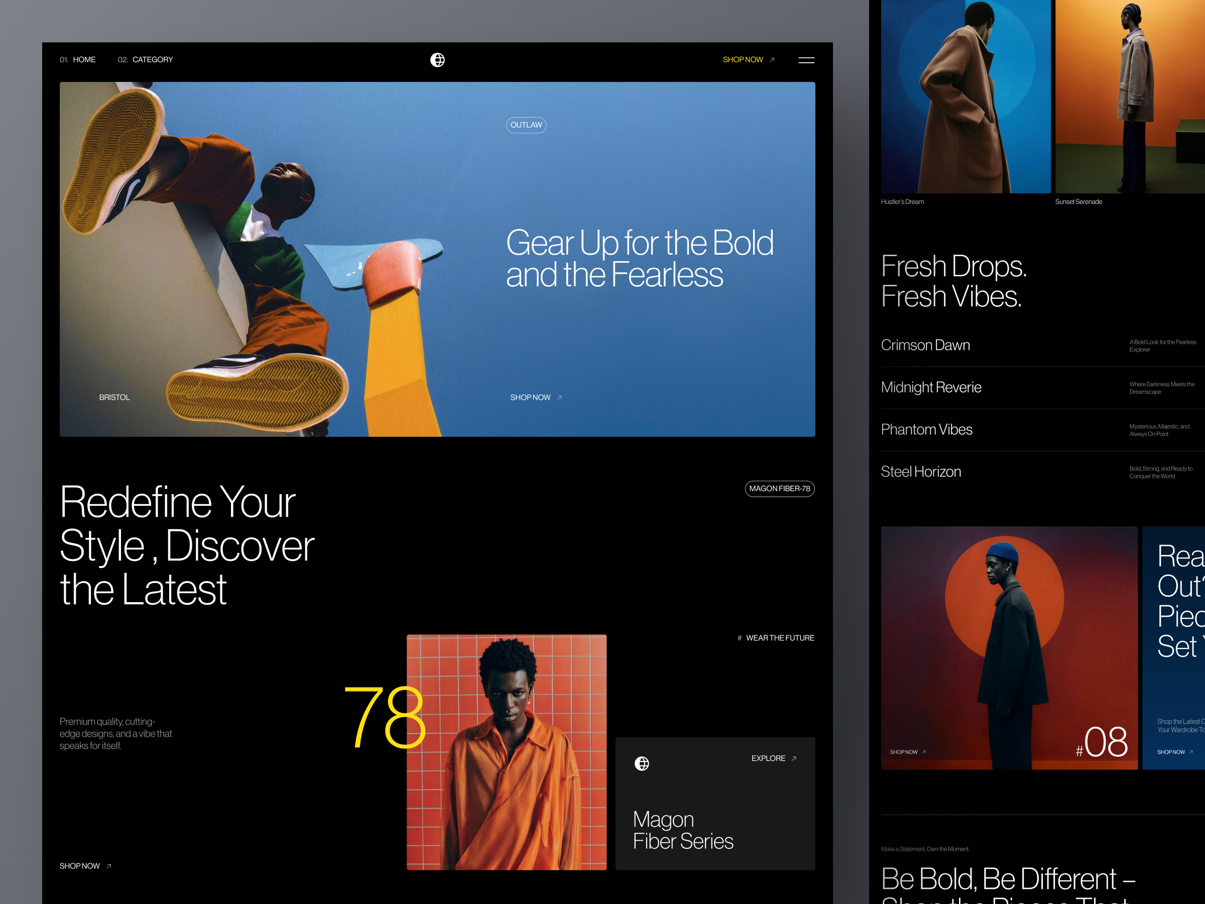 Example of Modern Minimalist Website Design