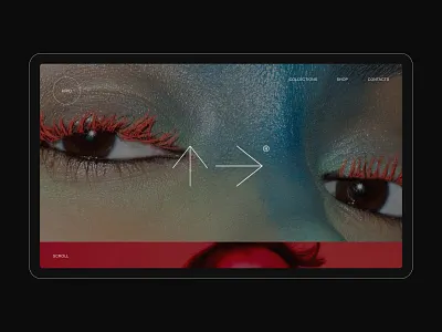 HIPO® art concept design homepage minimalistic photography typography ui web