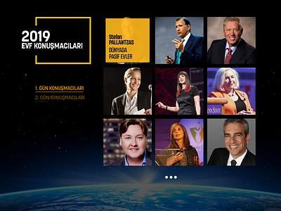 CONFERENCE SPEAKER DESIGN conference corporate site design header hero image speakers