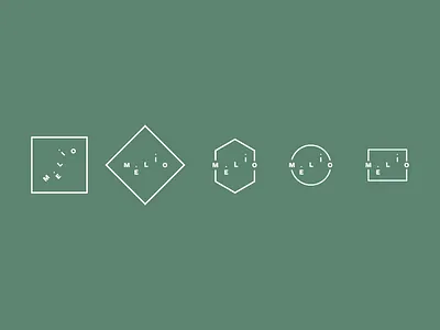 Logo - Rejected logo system badgedesign brand branding geometric logo logo system