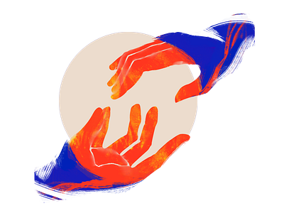 Get Involved get in touch hand hands help help out helping hand helping out hero image hero section illustration reach out together