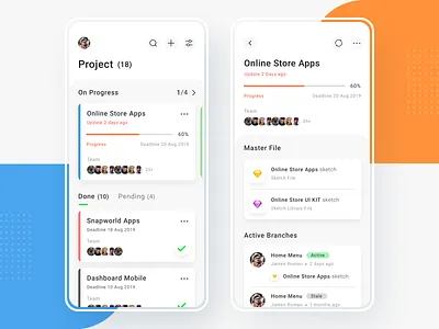 Task Tracker Apps app app design design first shot graphic illustration interaction manager mobile app mobile app design mobile design onboarding projects responsive ui ui ux ui deisgn ui ux ui ux design ux