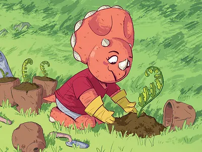 Left All Alone character design digital art drawing illustration kidlitart