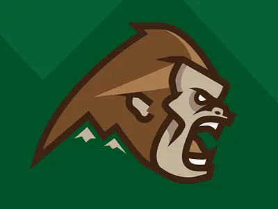 Bigfoot Team Mascot Logo Concept branding design flat illustration logo logo design minimal sports branding sports design sports logo vector