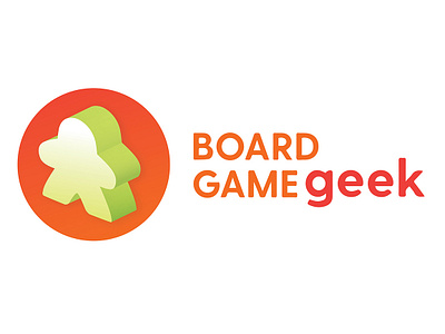 Board Game Geek Logo board game geek board games branding design icon logo meeple typography vector