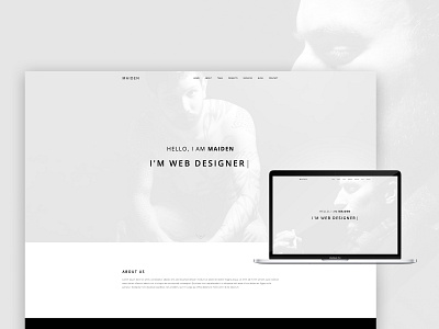 Maiden - Responsive One Page Portfolio WordPress Theme clean creative creative agency elegant envato envatomarket minimal one page portfolio template theme themeforest webdesign wordpress wordpress theme