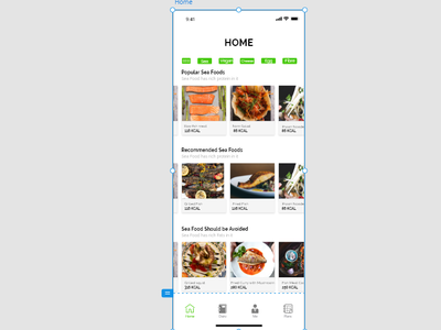 Food Choice calorie design food ios ios10 typography ui ux