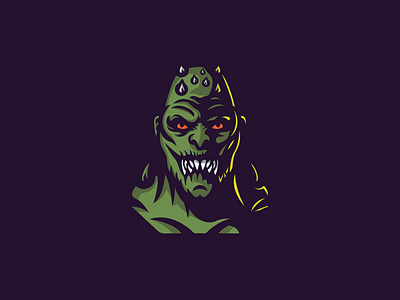 Killer Croc badge batman illustration killer croc logo sticker