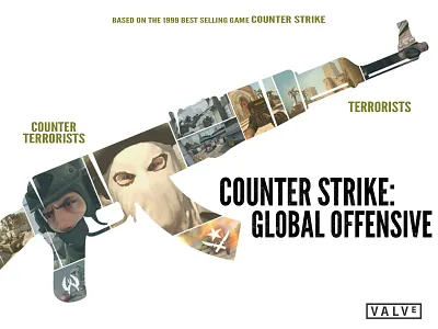CS:GO counter strike counter strike global offensive csgo design games gaming graphics poster valve