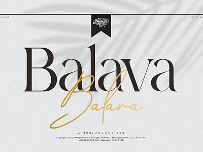 Balava | Modern Duo Font beauty canva classic classy fancy fashion feminine font handwritten jewelry luxury magazine modern retro serif stylish trend trendy typeface vintage
