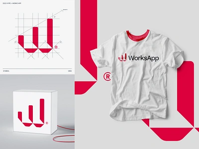 WA by HYPE app brand display grid hightech identity lightbox logo marketing media monogram pr social structure subbrand system t shirt tech work works