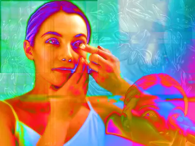 Eye touch photoshop weird