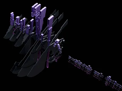 Track 03 - K4HU3 3d 4d abstract c4d cinema cinema4d design geometrical geometry illustration render