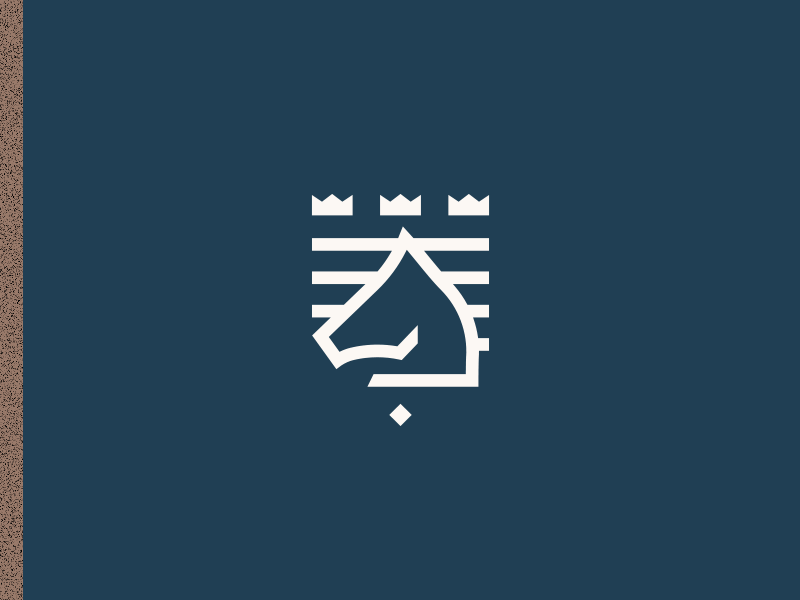 TripleCrown Mail - Branding animation branding crest crown gif goldenbook horse kentucky lockup logo mail mailing monogram postal shield stamp tcm triple ups usps