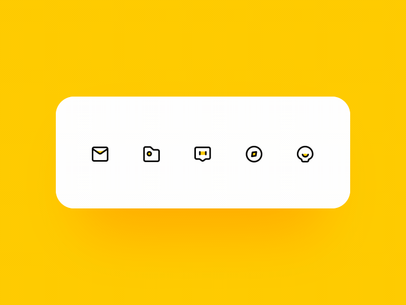 QQ mailbox animation design icon ui ux 设计