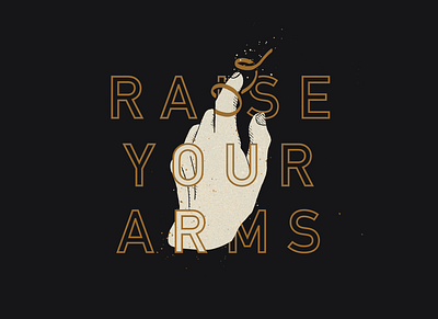 Raise Your Arms design flat hand hands illustration illustrator m83 procreate texture tgts truegrit truegrittexturesupply ui vector