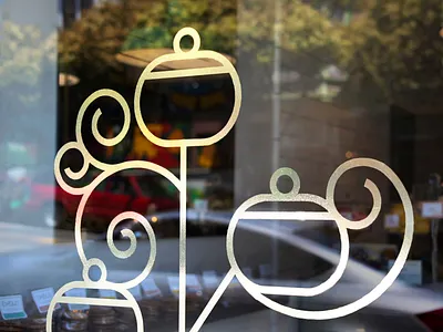 Choux Bakery Window Detail bakery brand branding consumer goods decal design dessert food food and drink french gold gold foil graphic design identity identity design logo san francisco window window display