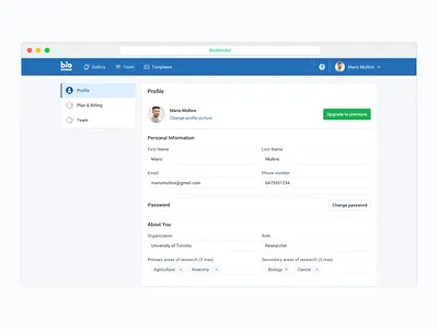 Account Settings 👤 account account settings profile saas settings ui ux