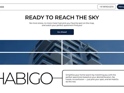 Real Estate website Hero Section figma hero section ui website