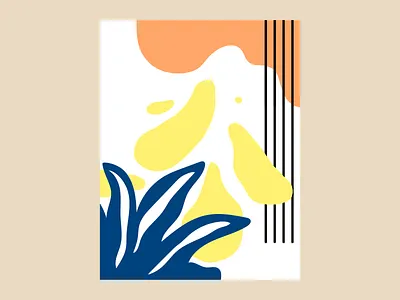 Abstract Violoncello abstract artwork drawing graphic design pattern plant print shapes vector vegetal violoncello