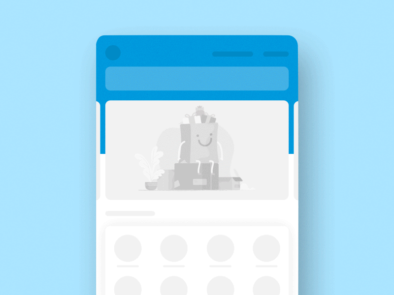 Pull To Refresh Animation animation app blibli design illustration micro interaction pull to refresh ui ui design