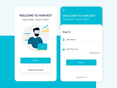 Sign In Mobile Screen Design figma login mobile mobile app signin signup uidesign