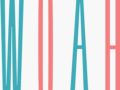 W O A H typography