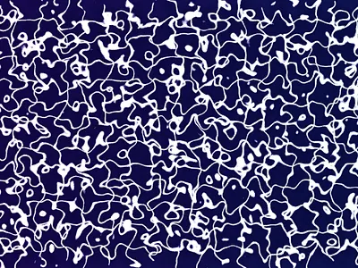 Lost art blue digital vector