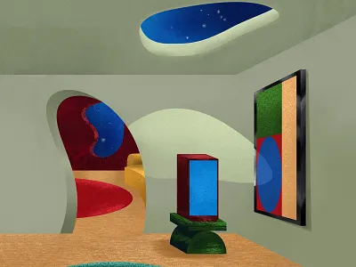 Oracle637-in another galaxy aliens colors cosmic cosmos design designer dream galaxy illustration interior design moon multiverse sky space spaceman spaceship stars starship texture universe